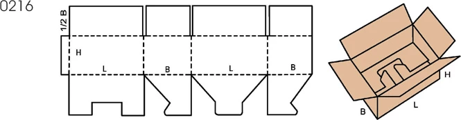 Üstten Kapaklı Alttan Kilitli Kutu