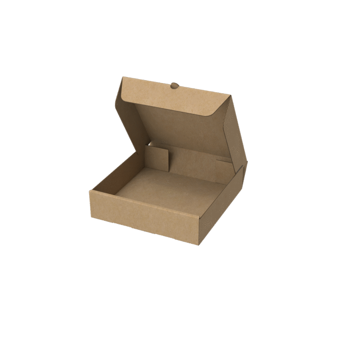 20x20x5E_kilitsiz_acik 20x20x5cm E-ticaret Kutusu (Üstten Açmalı Kilitsiz) - Görsel 1