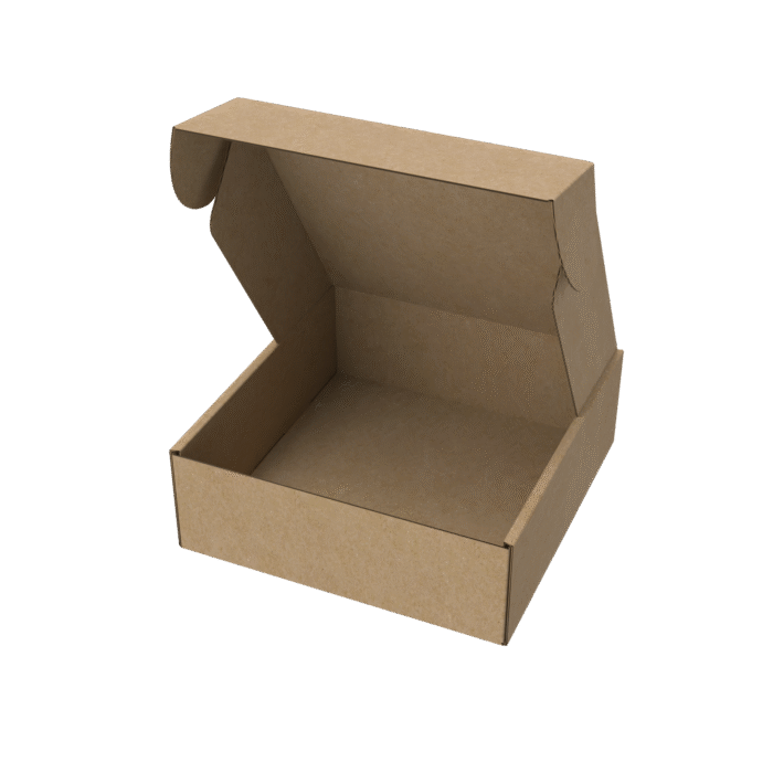 25x25x8,5_acik 25x25x8,5cm E-ticaret Kutusu (Üstten Açmalı Kilitli) - Görsel 1