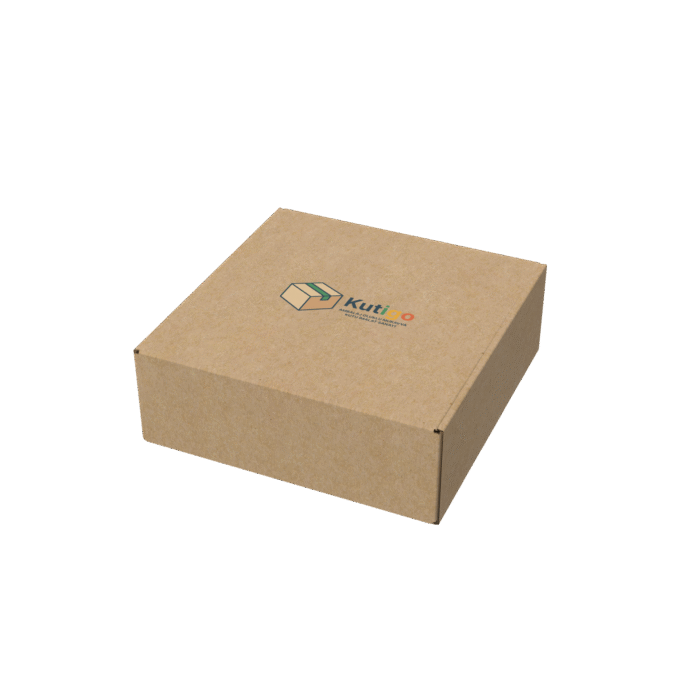 25x25x8,5cm E-ticaret Kutusu (Üstten Açmalı Kilitli) - Görsel 2
