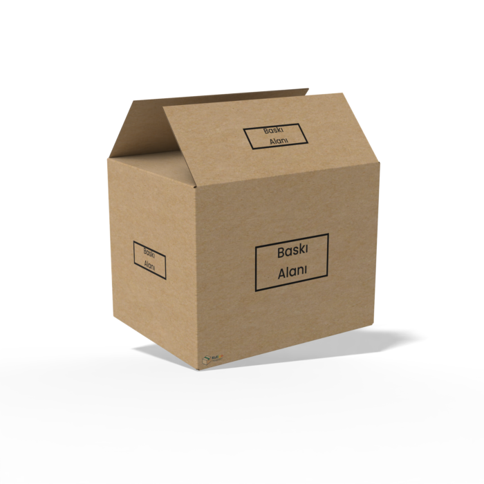 90x60x60 Koli - Kargo Kutusu (Yarım Kapak) Çift Oluklu - Görsel 1