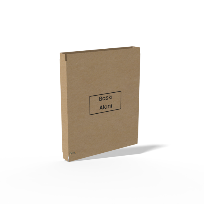 82x10x72 Koli - Tablo Kutusu (Yarım Kapak) Çift Oluklu - Görsel 1