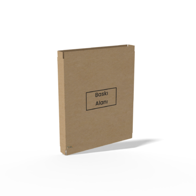 60x8x65 Koli - Tablo Kutusu (Yarım Kapak) Çift Oluklu