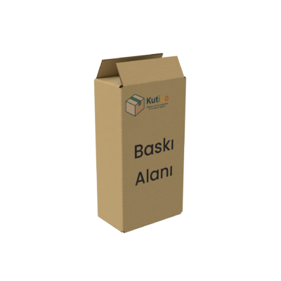 14x8x27 cm Kraft Tek Oluklu Koli