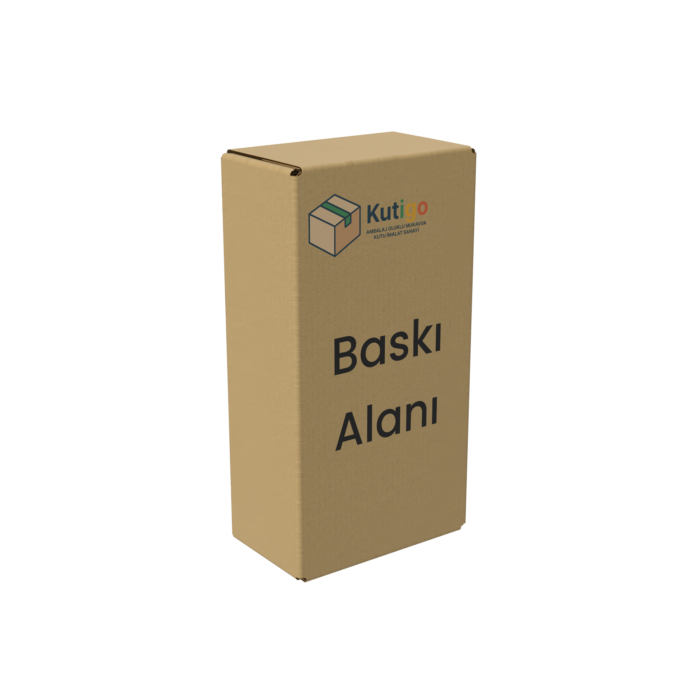 14x8x27 cm Kraft Tek Oluklu Koli - Görsel 2