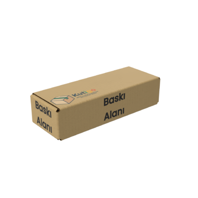 24.5x8.5x5.5 cm Kraft Tek Oluklu Koli - Görsel 2
