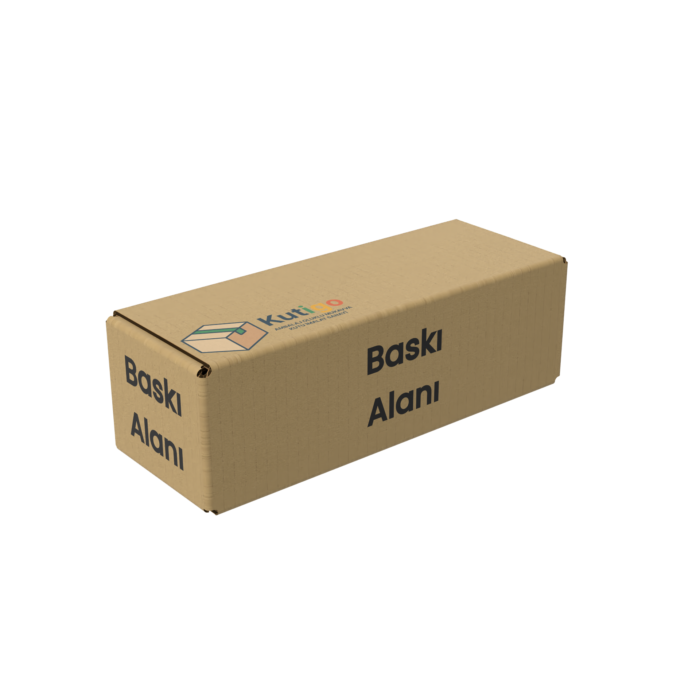 24.5x8.5x7.5 cm Kraft Tek Oluklu Koli - Görsel 2