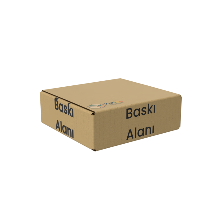 26.5x24.5x8.5 cm Kraft Tek Oluklu Koli - Görsel 2