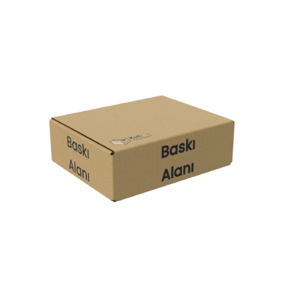 30x25x10 cm Kraft Tek Oluklu Koli - Görsel 2