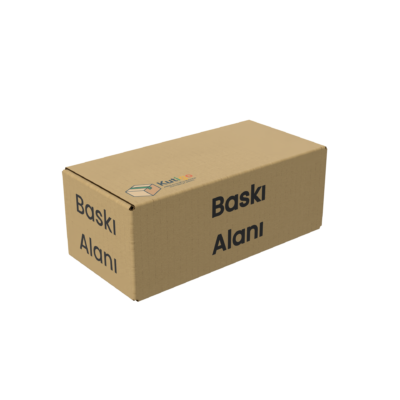 32x15x12 cm Kraft Tek Oluklu Koli - Görsel 2