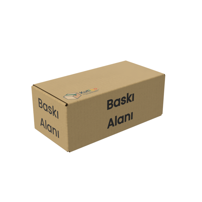 32x15x12 cm Kraft Tek Oluklu Koli - Görsel 2