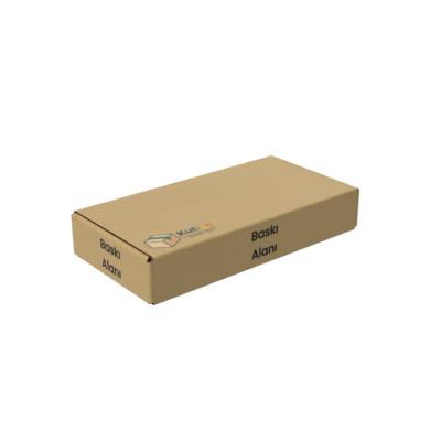 33.5x16.5x5.5 cm Kraft Tek Oluklu Koli - Görsel 2