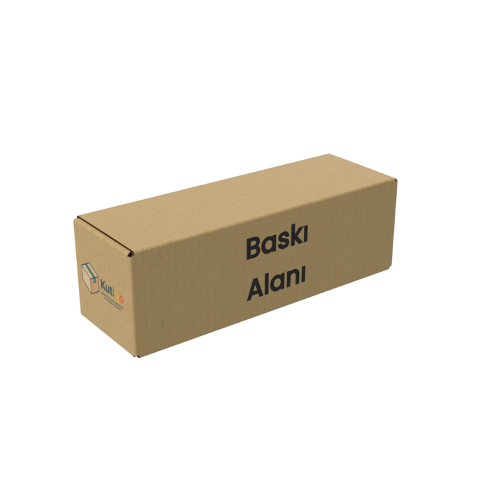 38x12x12 cm Kraft Tek Oluklu Koli - Görsel 2