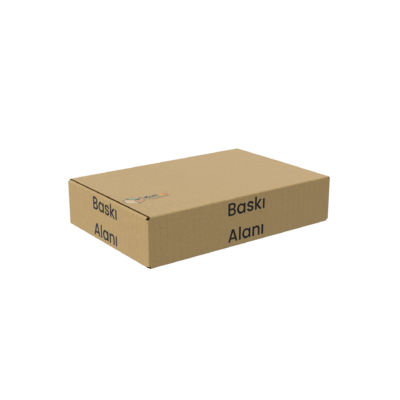 43.5x29x9 cm Kraft Tek Oluklu Koli - Görsel 2