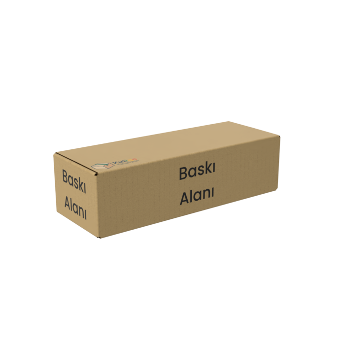 45x16x12 cm Kraft Tek Oluklu Koli - Görsel 2