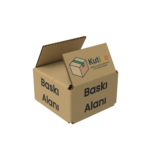 8x8x5 cm Kraft Tek Oluklu Koli