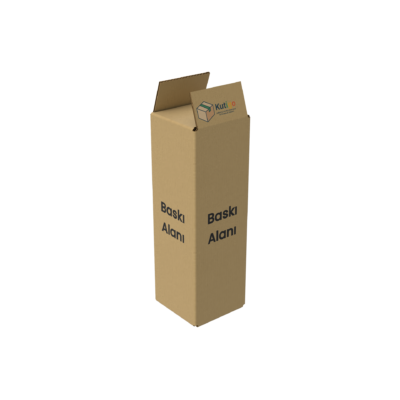 9x9x29 cm Kraft Tek Oluklu Koli